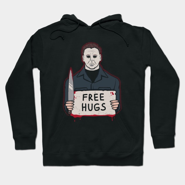 Free Hugs - Michael Myers Hoodie by Eilex Design